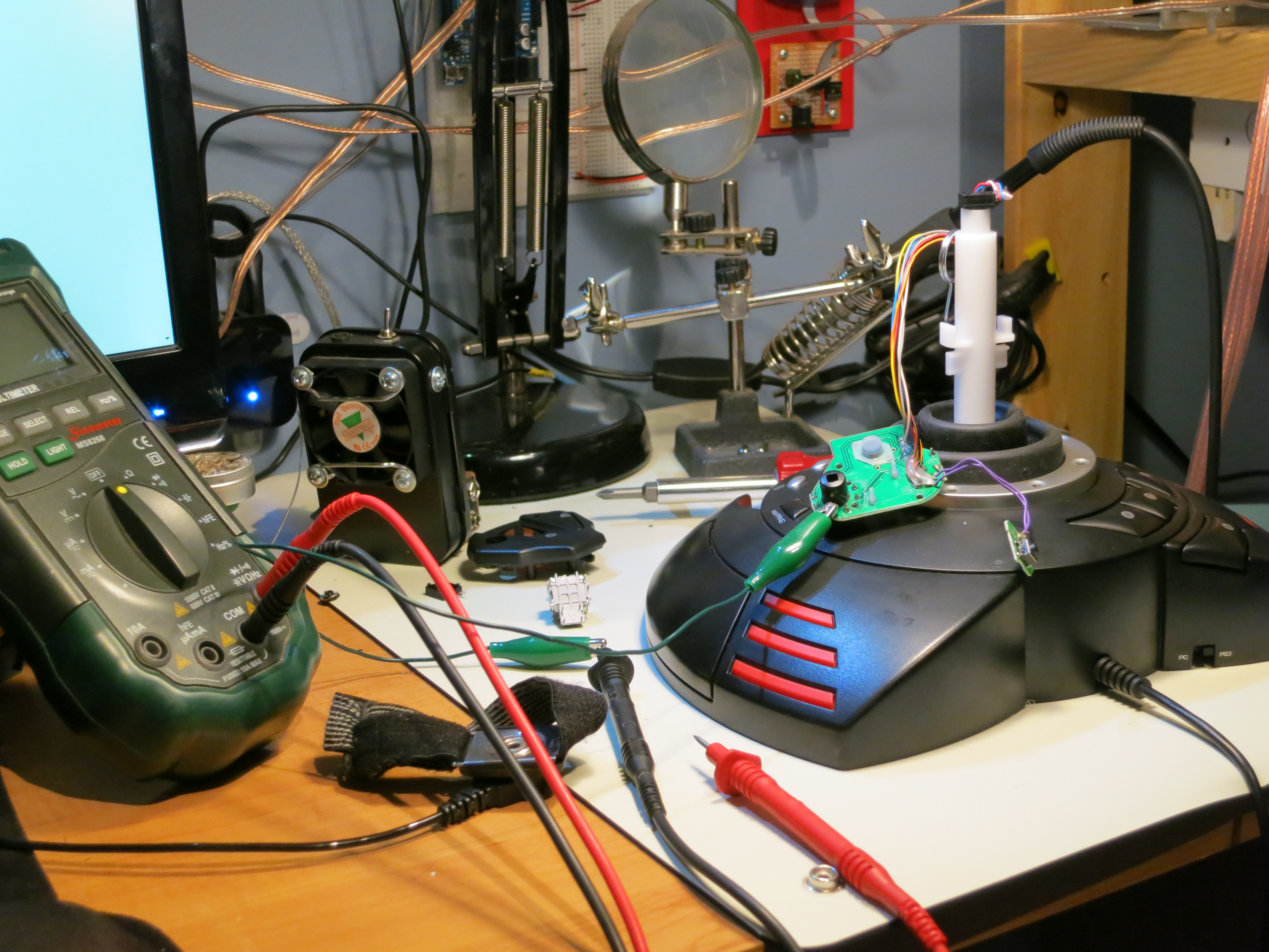 Flightstick / Joystick being modified for Xbox One controller